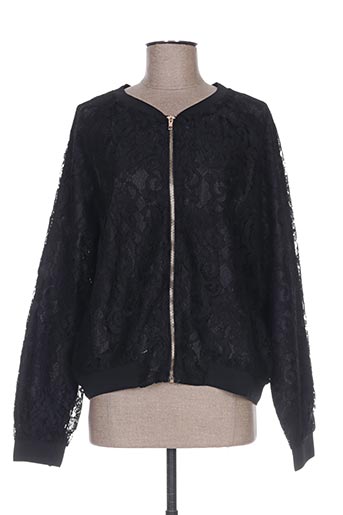 gabrielle by molly bracken vestes femme de couleur noir