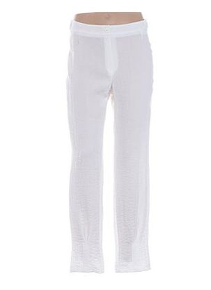Pantalon droit blanc JEAN DELFIN pour femme