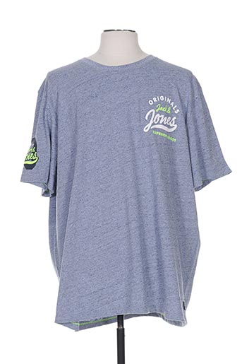 jack & jones t-shirts homme de couleur bleu