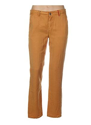 Pantalon chino jaune COUTURIST pour femme