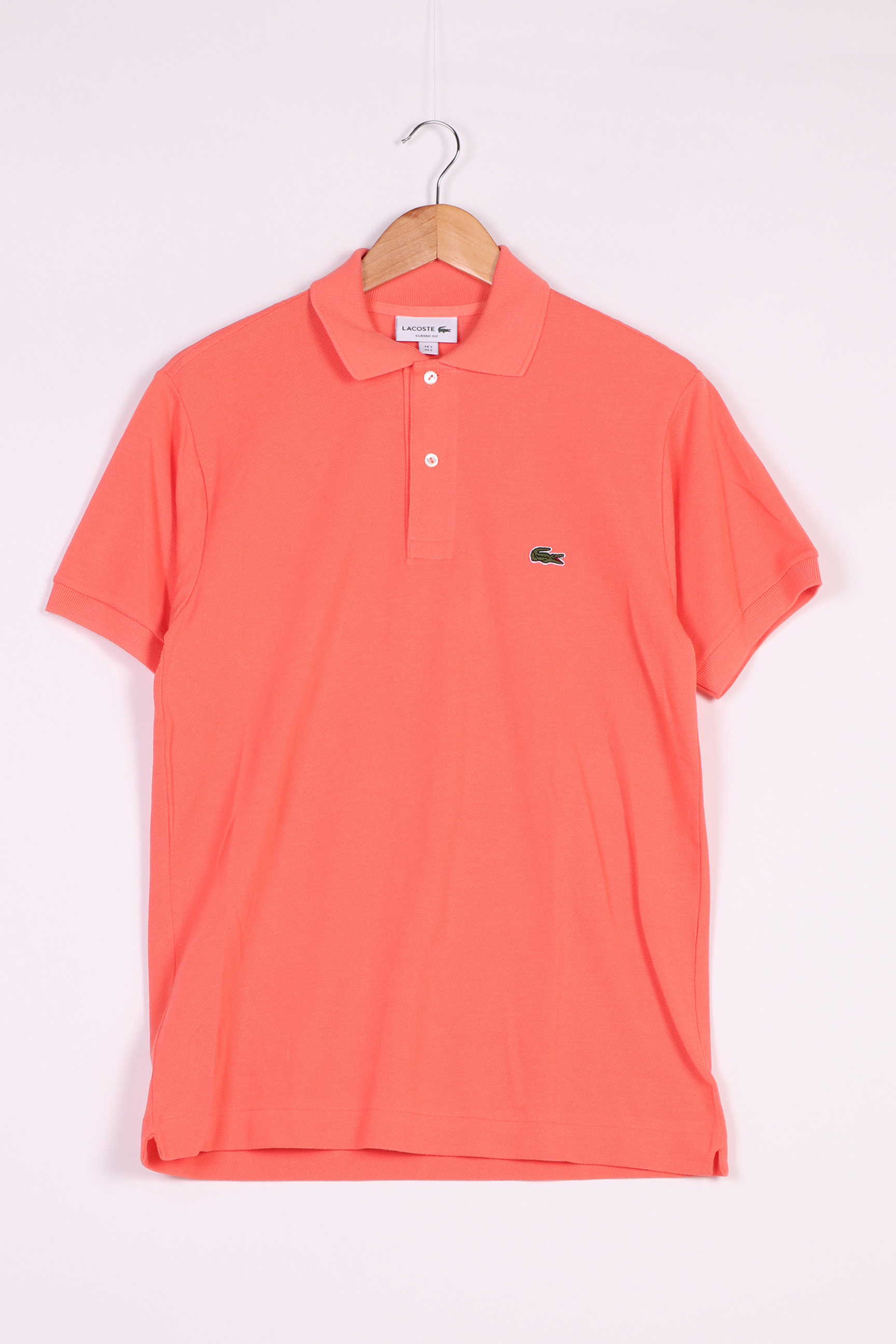 lacoste polo orange