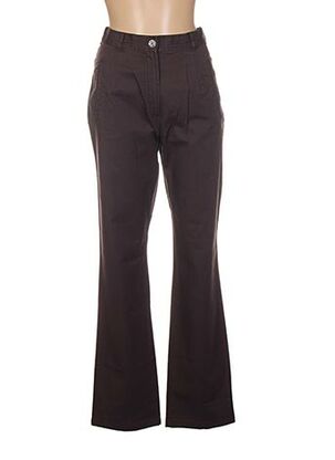 Pantalon casual marron BLEU DE SYM pour femme