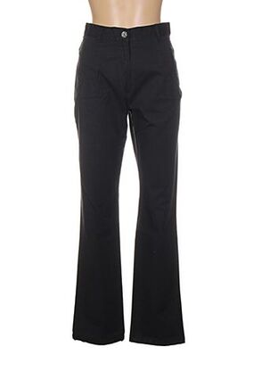 Pantalon casual noir BLEU DE SYM pour femme