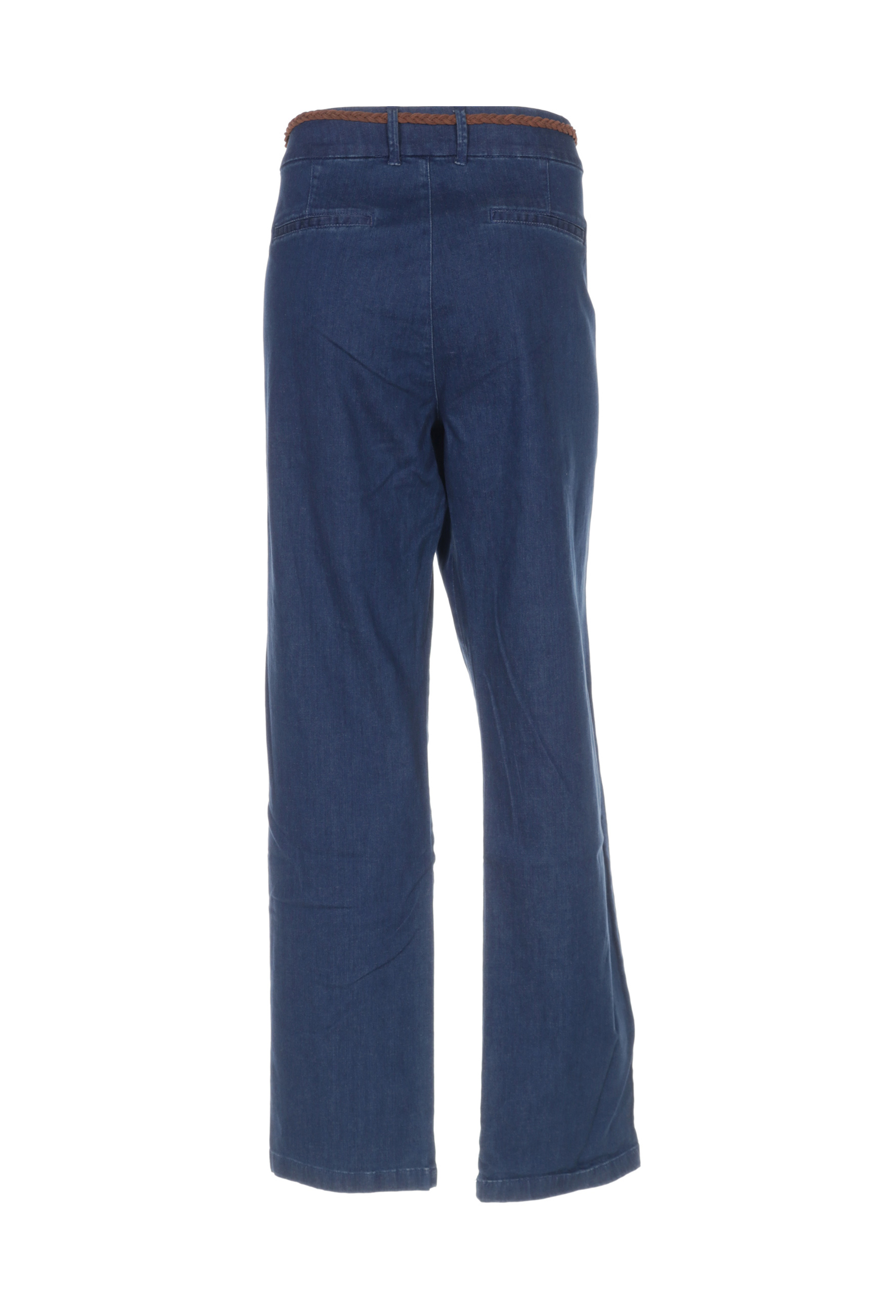 Scottage Jeans Coupe Droite Femme De Couleur Bleu En ...