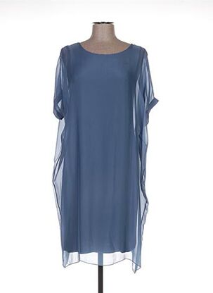 Robe mi-longue bleu B.YU pour femme
