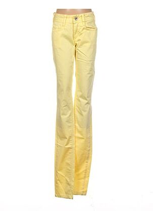 Pantalon casual jaune KAPORAL pour femme