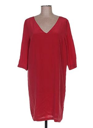 Robe mi-longue rouge BELAIR pour femme