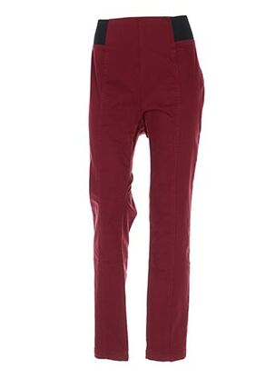 Pantalon casual rouge CARMEN pour femme