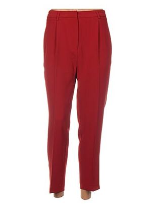 Pantalon 7/8 rouge LAURENCE BRAS pour femme