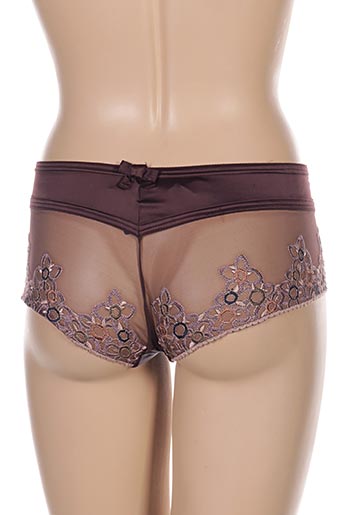 shorty femme marron