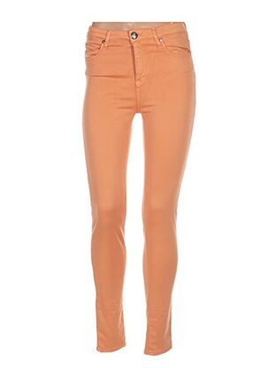 Pantalon casual orange EMMA & CARO pour femme