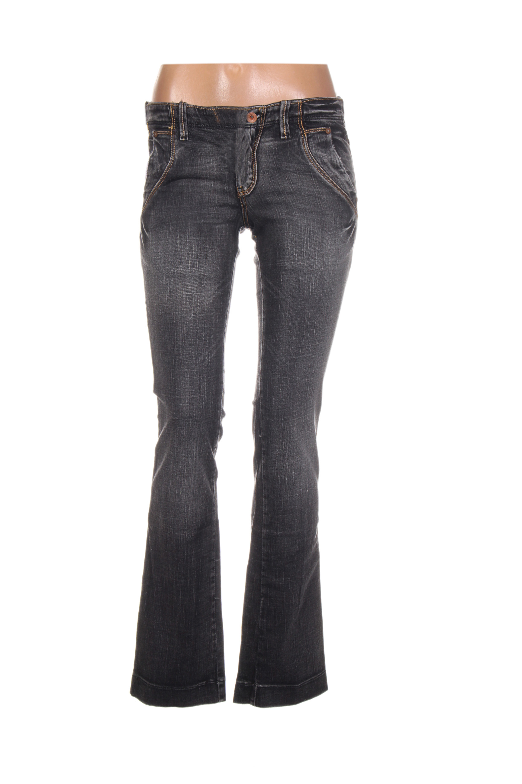 Kaporal Jeans Bootcut Femme De Couleur Noir En Soldes Pas ...