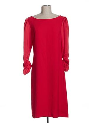 Robe mi-longue rouge EFYSE pour femme
