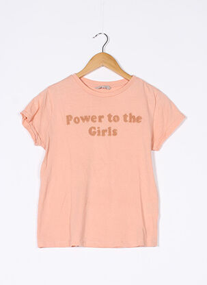 T-shirt manches courtes orange CLOCKHOUSE pour femme