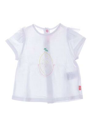 T-shirt manches courtes blanc BILLIEBLUSH pour fille
