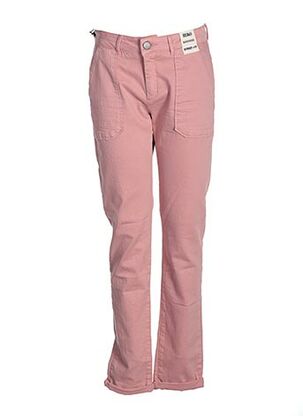 Pantalon slim rose REIKO pour femme