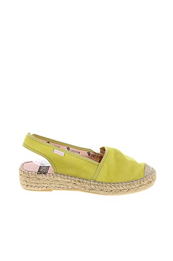 espadrilles jaunes femme