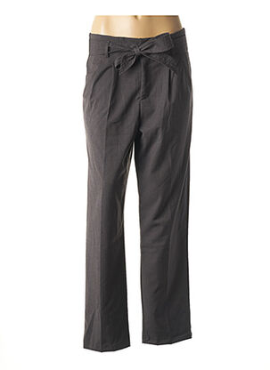 Pantalon casual gris GRACE & MILA pour femme