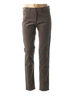 Pantalon casual marron DENIM &DRESS pour femme