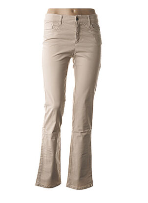 Pantalon droit beige COUTURIST pour femme