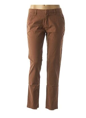 Pantalon casual marron REIKO pour femme
