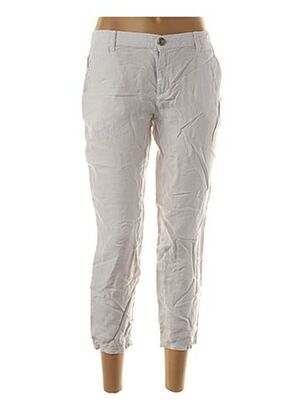 Pantalon 7/8 gris DESGASTE pour femme