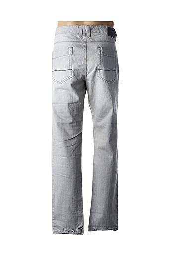 jeans homme gris coupe droite