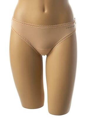 String/Tanga beige TWINSET pour femme