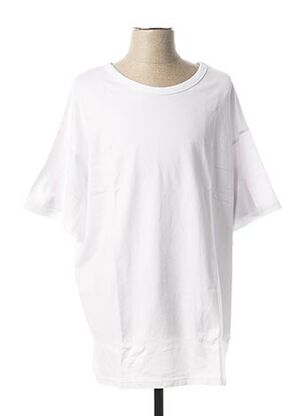 T-shirt manches courtes blanc FACETASM pour homme