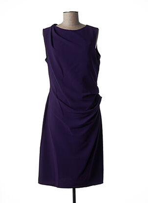 Robe mi-longue violet PAULE KA pour femme