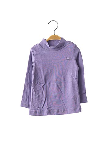 T-shirt manches longues violet ORIGINAL MARINES pour fille