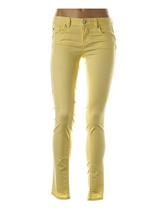 Pantalon casual jaune LIU JO pour femme