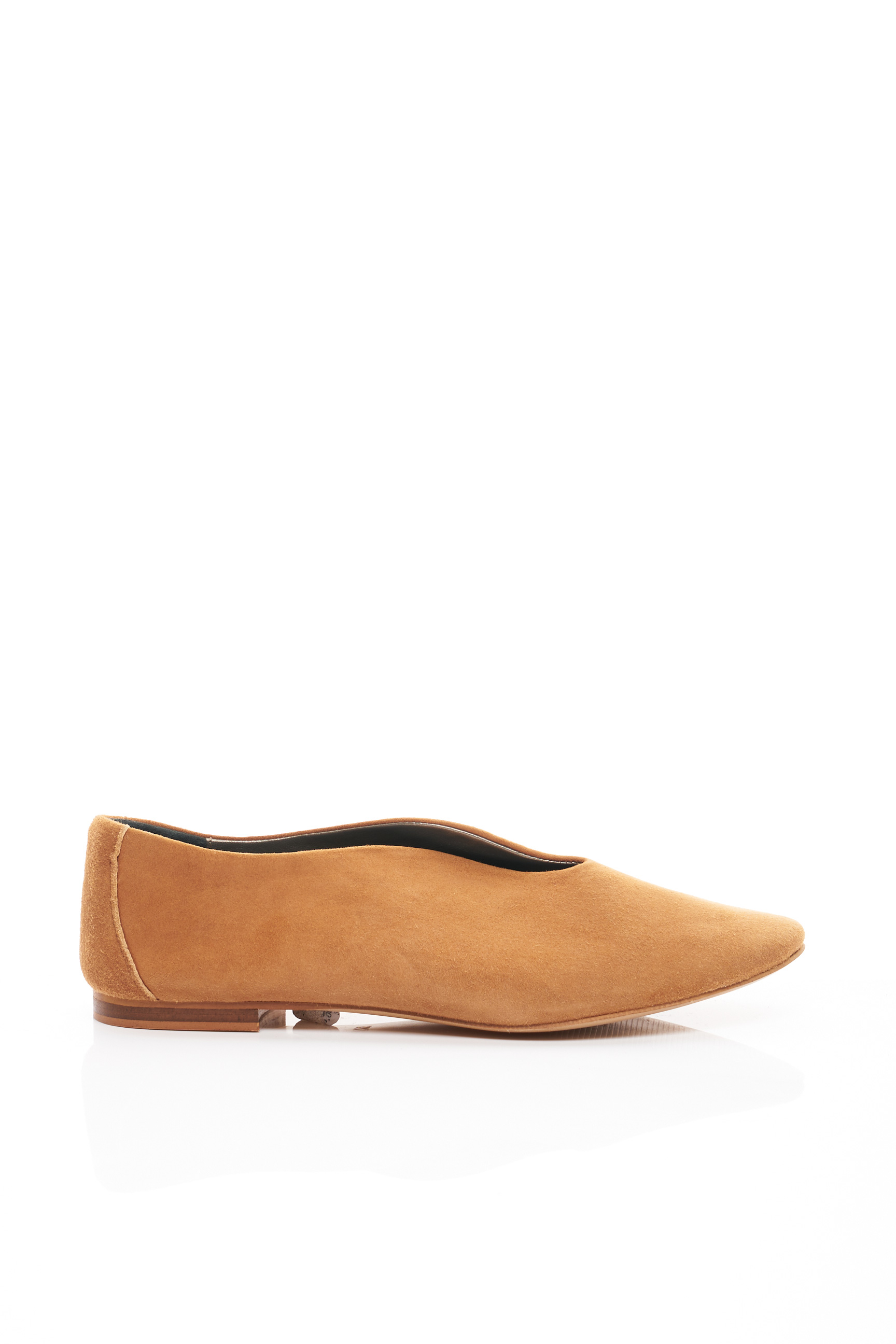 ballerine marron femme