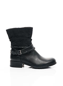 bottine noire look rock sixth sens bottine noire look rock sixth sens