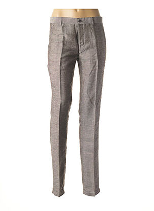 Pantalon chic gris CARNET DE VOL pour femme