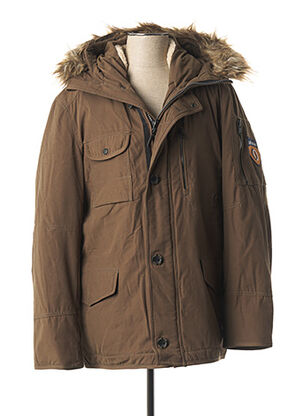 Parka vert CAMBE pour homme