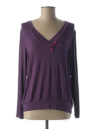 T-shirt manches longues violet ALIZARINE pour femme