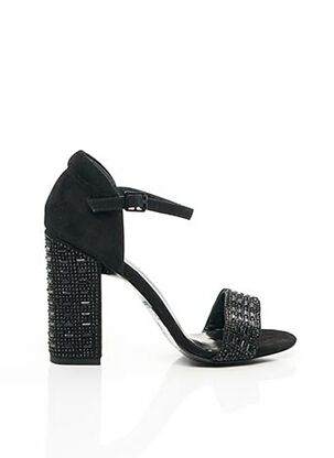 Sandales/Nu pieds noir COSMOPARIS pour femme