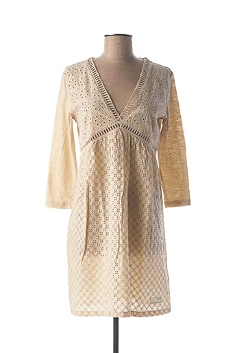 robe femme beige