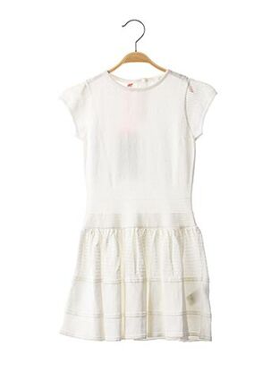 Robe pull blanc MARESE pour fille