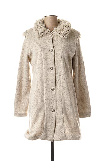 manteau femme beige pas cher