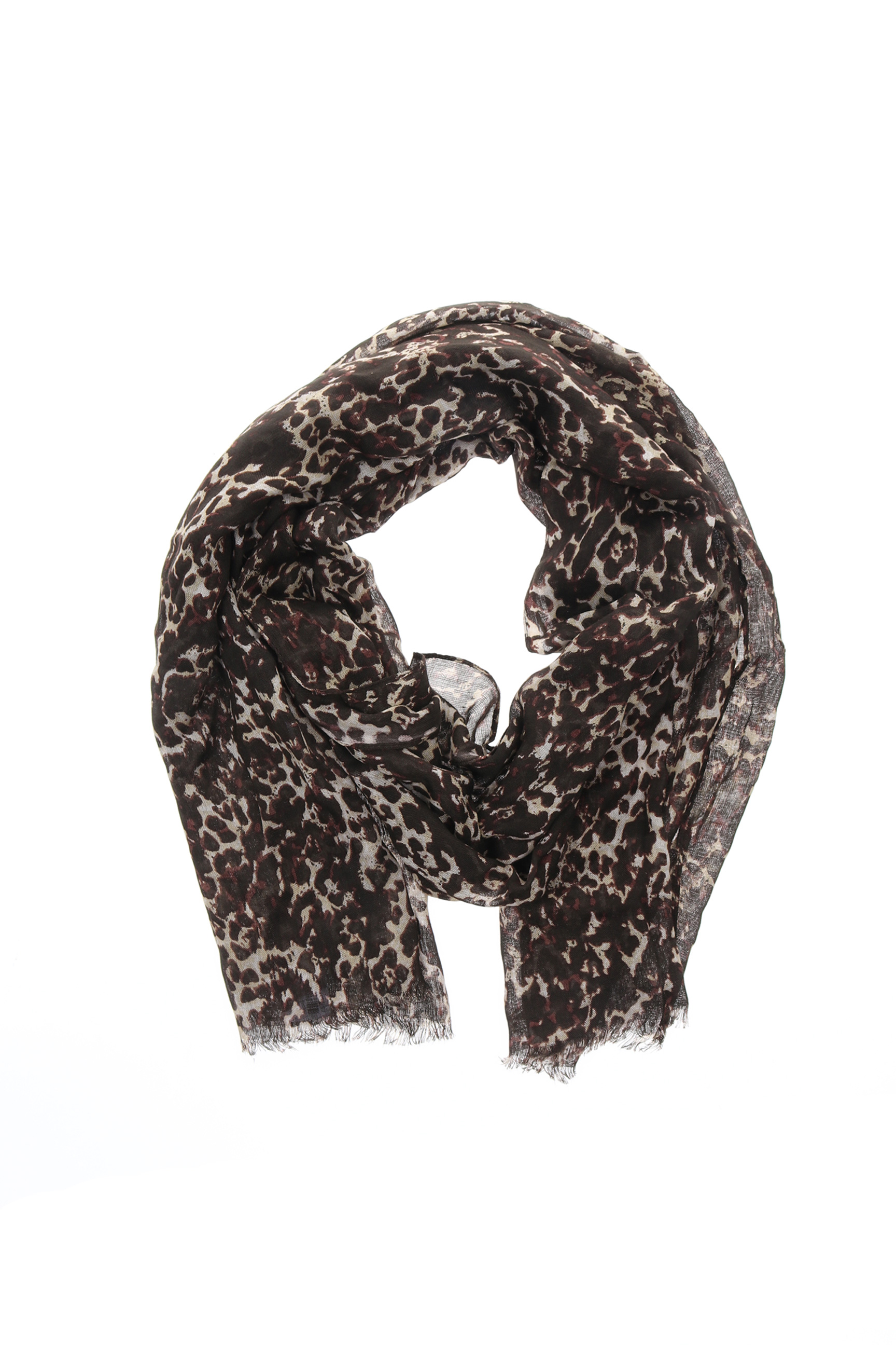 foulard marron