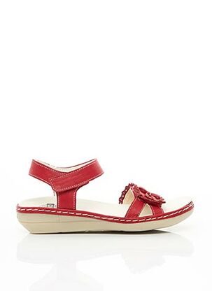 Sandales/Nu pieds rouge BRAKO pour femme