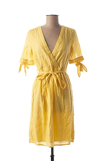 robe vero moda jaune