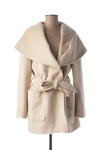 manteau femme beige pas cher