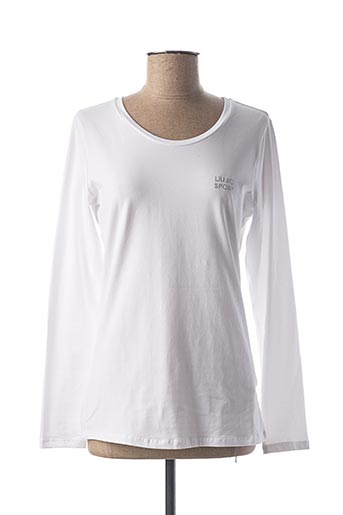 T-shirt manches longues blanc LIU JO pour femme