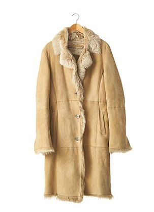 Manteau long beige ANAGRAM pour femme