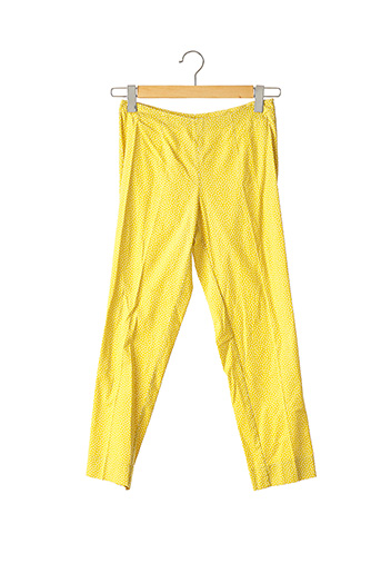 Pantalon casual jaune ROSSO 35 pour femme