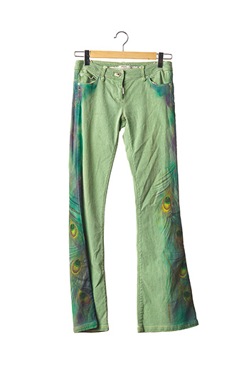 Pantalon casual vert VOYAGE pour femme