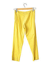 Pantalon casual jaune ROSSO 35 pour femme seconde vue
